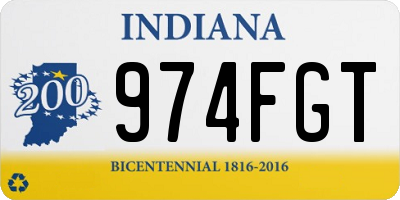 IN license plate 974FGT