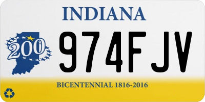 IN license plate 974FJV