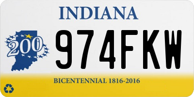 IN license plate 974FKW
