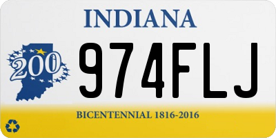 IN license plate 974FLJ