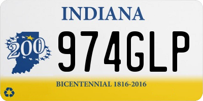IN license plate 974GLP