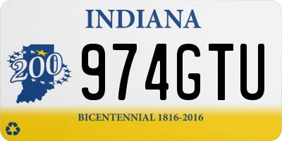 IN license plate 974GTU
