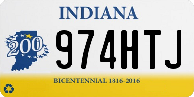 IN license plate 974HTJ