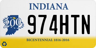 IN license plate 974HTN