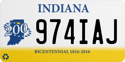 IN license plate 974IAJ
