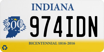 IN license plate 974IDN