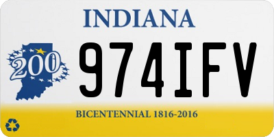 IN license plate 974IFV