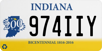 IN license plate 974IIY