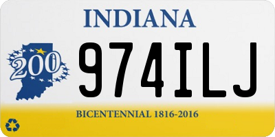 IN license plate 974ILJ