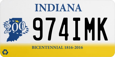 IN license plate 974IMK