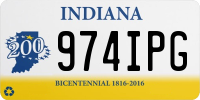 IN license plate 974IPG