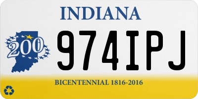 IN license plate 974IPJ