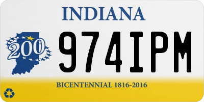 IN license plate 974IPM