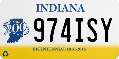 IN license plate 974ISY