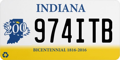 IN license plate 974ITB