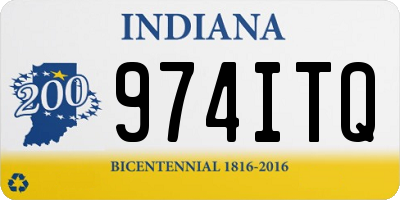 IN license plate 974ITQ