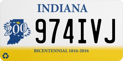 IN license plate 974IVJ