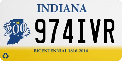 IN license plate 974IVR