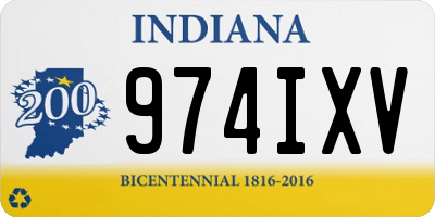 IN license plate 974IXV