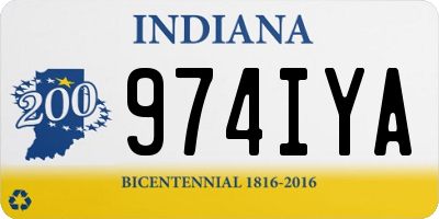 IN license plate 974IYA