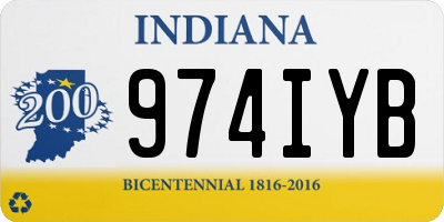 IN license plate 974IYB