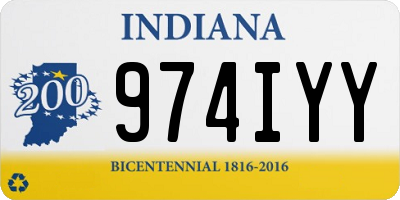 IN license plate 974IYY