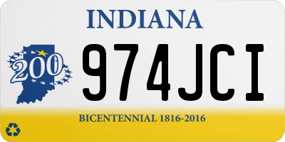 IN license plate 974JCI