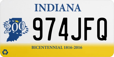 IN license plate 974JFQ
