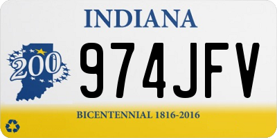 IN license plate 974JFV