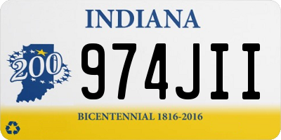 IN license plate 974JII
