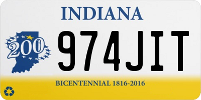 IN license plate 974JIT