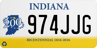IN license plate 974JJG