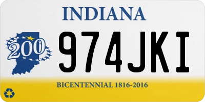 IN license plate 974JKI