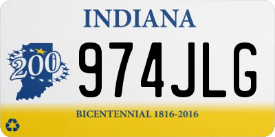 IN license plate 974JLG