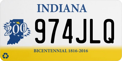 IN license plate 974JLQ