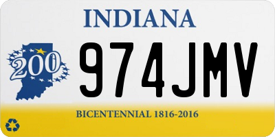 IN license plate 974JMV