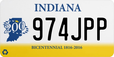 IN license plate 974JPP