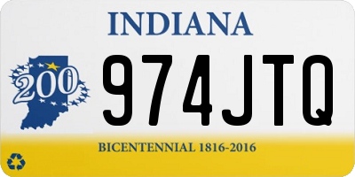 IN license plate 974JTQ