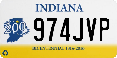 IN license plate 974JVP
