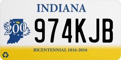 IN license plate 974KJB