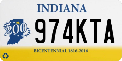 IN license plate 974KTA