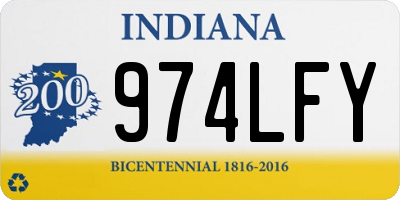 IN license plate 974LFY