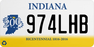 IN license plate 974LHB