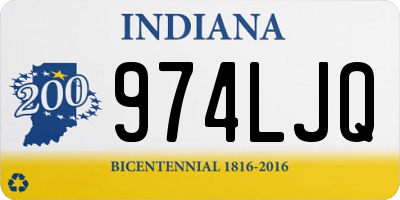 IN license plate 974LJQ