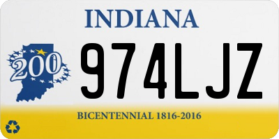IN license plate 974LJZ
