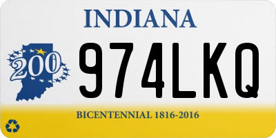 IN license plate 974LKQ