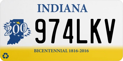 IN license plate 974LKV