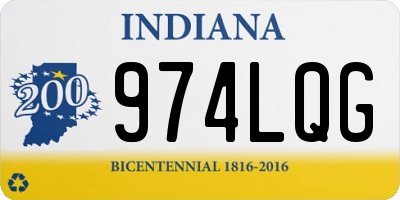 IN license plate 974LQG