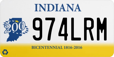 IN license plate 974LRM