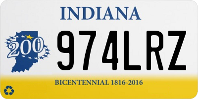 IN license plate 974LRZ